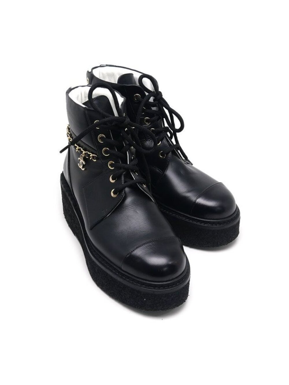 Chanel Short Boots Platform 37 Shoes - Picture 1 of 10